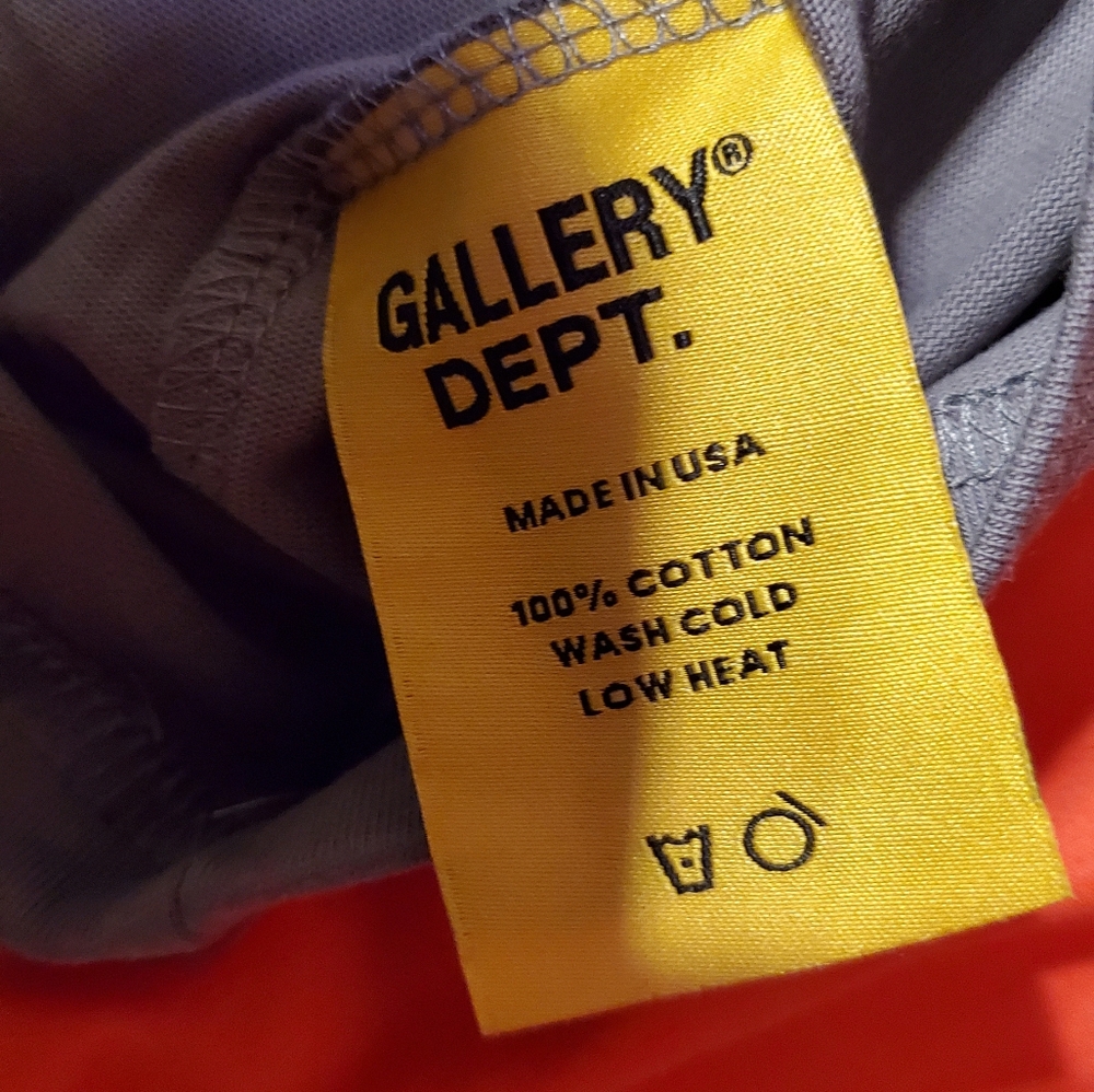 Gallery dept Hollywood CA Charcoal Grey t shirt mens large - Picture 6 of 10